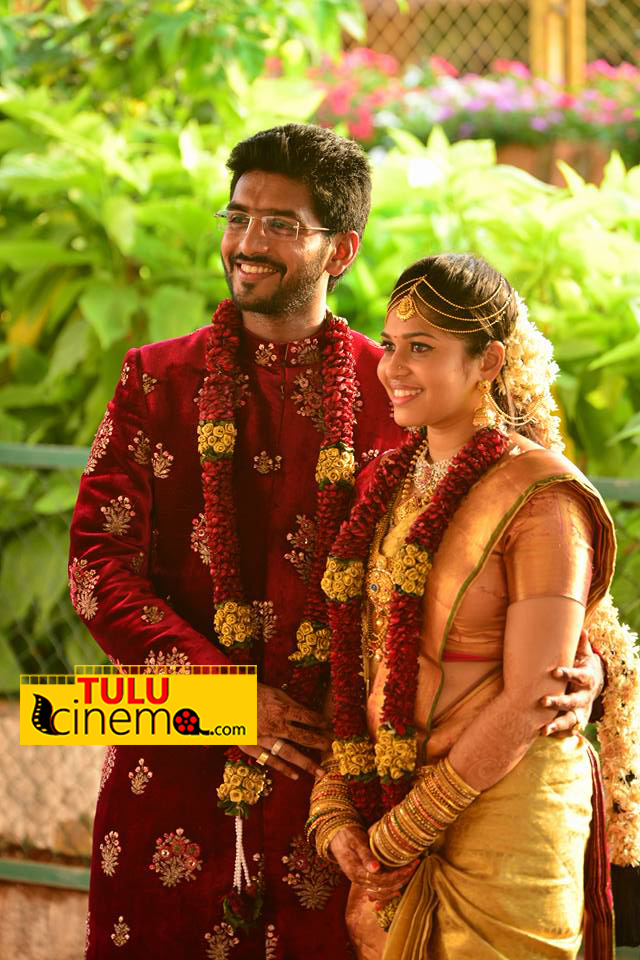 tulucinema com actor saurabh bhandary tied knot with megha